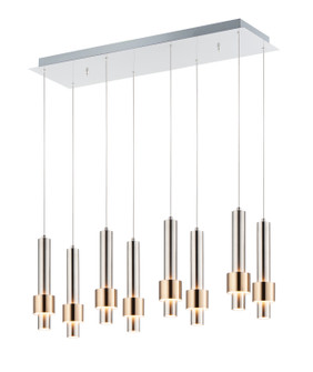 Reveal LED Pendant in Satin Nickel / Satin Brass (86|E24758SNSBR)