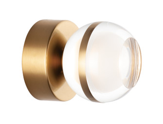 Swank LED Wall Sconce in Natural Aged Brass (86|E2459093NAB)