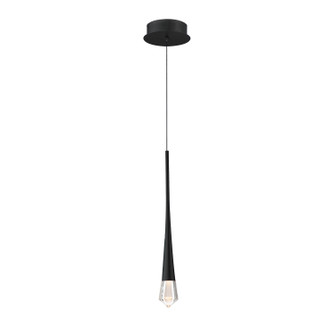 Pierce LED Pendant in Black (86|E24221122BK)