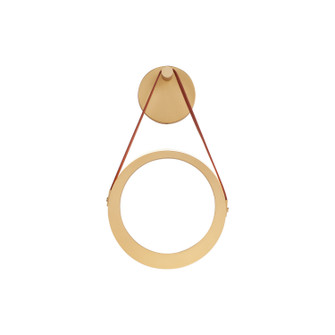 Tether LED Wall Sconce in Natural Aged Brass (86|E24080NAB)