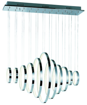 Hoops LED LED Pendant in Polished Chrome (86|E22716PC)