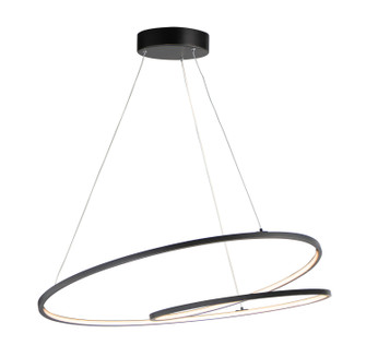 Cycle LED Pendant in Black (86|E21327BK)