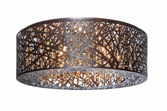 Inca LED Flush Mount in Bronze (86|E2130110BZBUL)