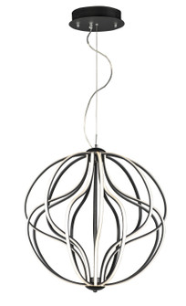 Aura LED Pendant in Black (86|E21176BK)
