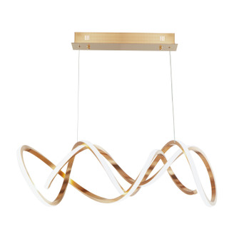 Signature LED Pendant in Brushed Champagne (86|E20468BCN)