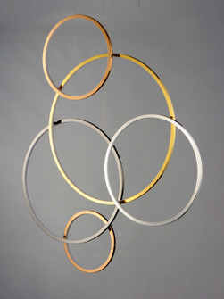 Union LED Pendant in Multi-Plated (86|E20375MPLT)