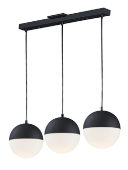 Half Moon LED Pendant in Black (86|E2036392BK)