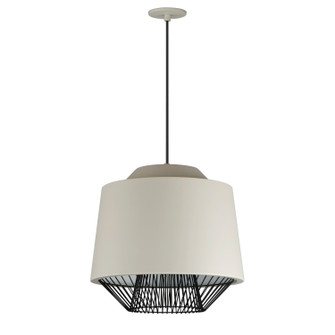 Phoenix LED Pendant in Gray / Black (86|E11394GYBK)