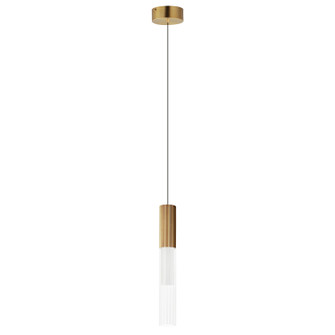 Reeds LED Pendant in Gold (86|E11011144GLD)