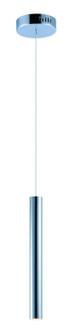 Flute LED Mini Pendant in Polished Chrome (86|E10011PC)