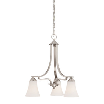 Treme Three Light Chandelier in Brushed Nickel (45|TK0019217)