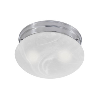 Ceiling Essentials Two Light Flush Mount in Brushed Nickel (45|SL845678)