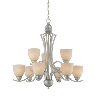 Triton Nine Light Chandelier in Silver (45|SL808372)