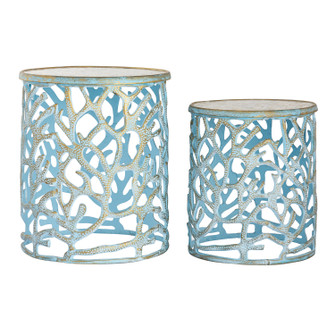 Mabley Accent Table - Set of 2 in Blue Brushed (45|S08059465S2)