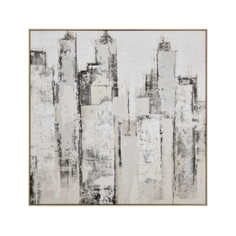 Urban Mist Abstract Framed Wall Art in Off White (45|S005610628)