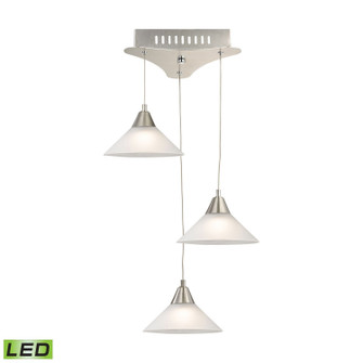 Cono LED Mini Pendant in Satin Nickel (45|LCA1031016M)