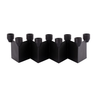 Range Candleholder in Aged Black (45|H089710523)