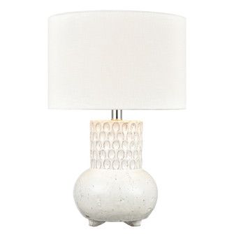 Delia One Light Table Lamp in White (45|H00197991)