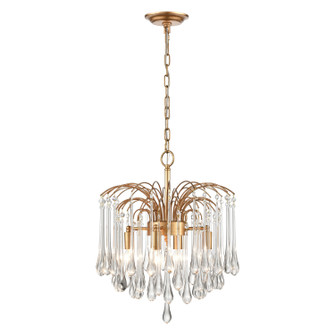 Viola Park Four Light Pendant in Gold Leaf (45|H00188568)