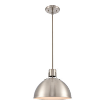 Zayne One Light Pendant in Brushed Nickel (45|EC897351)