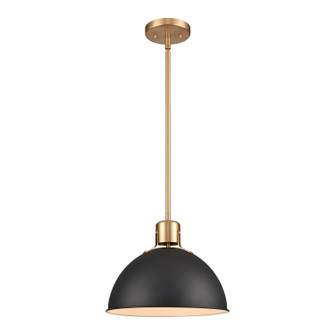 Zayne One Light Pendant in Matte Black (45|EC897151)