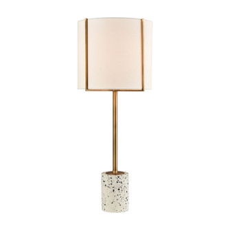 Trussed One Light Table Lamp in White (45|D4551)