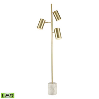 Dien LED Floor Lamp in Honey Brass (45|D4533)