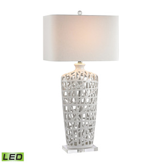 Dumond LED Table Lamp in Gloss White (45|D2637LED)