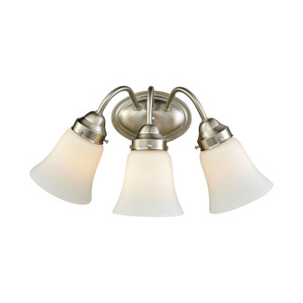 Califon Three Light Vanity in Brushed Nickel (45|CN570312)