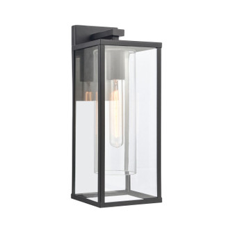 Augusta One Light Outdoor Wall Sconce in Matte Black (45|900111)