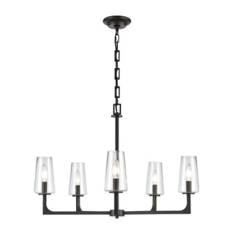 Fitzroy Five Light Chandelier in Matte Black (45|899655)