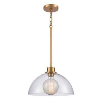 Julian One Light Pendant in Brushed Gold (45|899151)