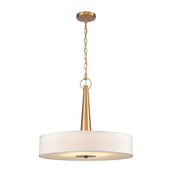 Leo Four Light Pendant in Brushed Gold (45|898454)