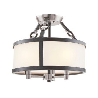 Armstrong Grove Three Light Semi Flush Mount in Espresso (45|834433)