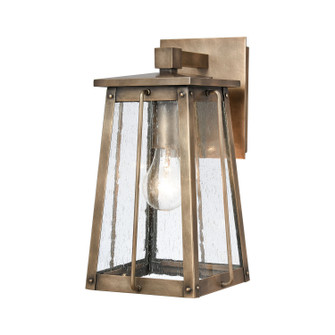 Kirkdale One Light Outdoor Wall Sconce in Vintage Brass (45|834101)