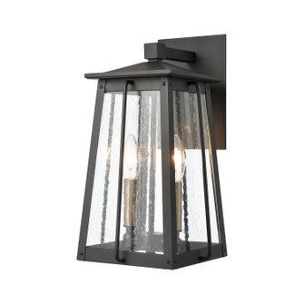 Kirkdale Two Light Outdoor Wall Sconce in Matte Black (45|834012)