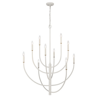 Continuance Ten Light Chandelier in White Coral (45|8201910)