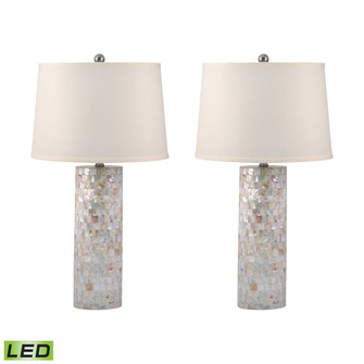 Mother of Pearl LED Table Lamp in Natural (45|812S2LED)