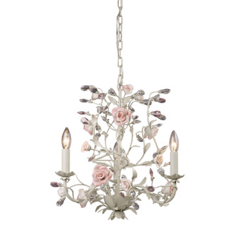 Heritage Three Light Chandelier in Cream (45|80913)