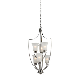 Foyer Six Light Chandelier in Brushed Nickel (45|7706FY20)