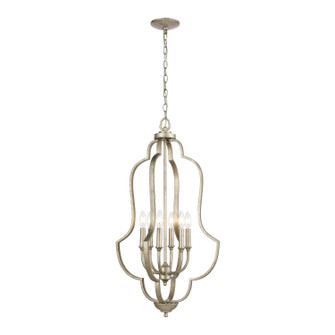 Lanesboro Six Light Pendant in Dusted Silver (45|751056)