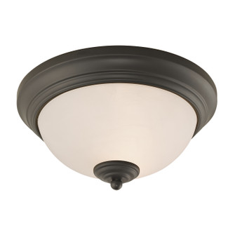 Huntington Two Light Flush Mount in Oil Rubbed Bronze (45|7052FM10)