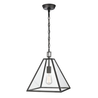 Tangent One Light Pendant in Matte Black (45|682041)