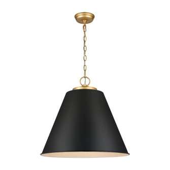 Vellus Three Light Pendant in Matte Black (45|681653)