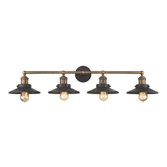 English Pub Four Light Vanity in Antique Brass (45|671834)