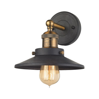 English Pub One Light Wall Sconce in Antique Brass (45|671801)