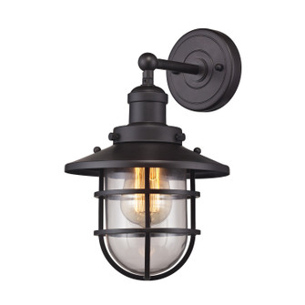 Seaport One Light Wall Sconce in Oil Rubbed Bronze (45|663661)