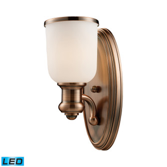 Brooksdale LED Wall Sconce in Antique Copper (45|661801LED)