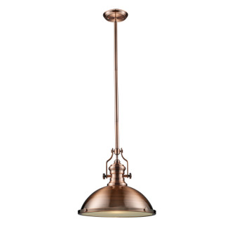 Chadwick One Light Pendant in Antique Copper (45|661481)