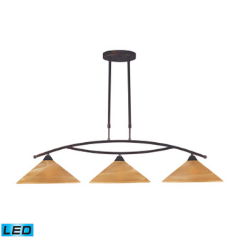 Elysburg LED Linear Chandelier in Aged Bronze (45|65523LED)